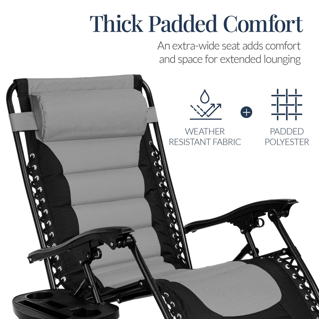 Oversized Padded Zero Gravity Chair Recliner J36400