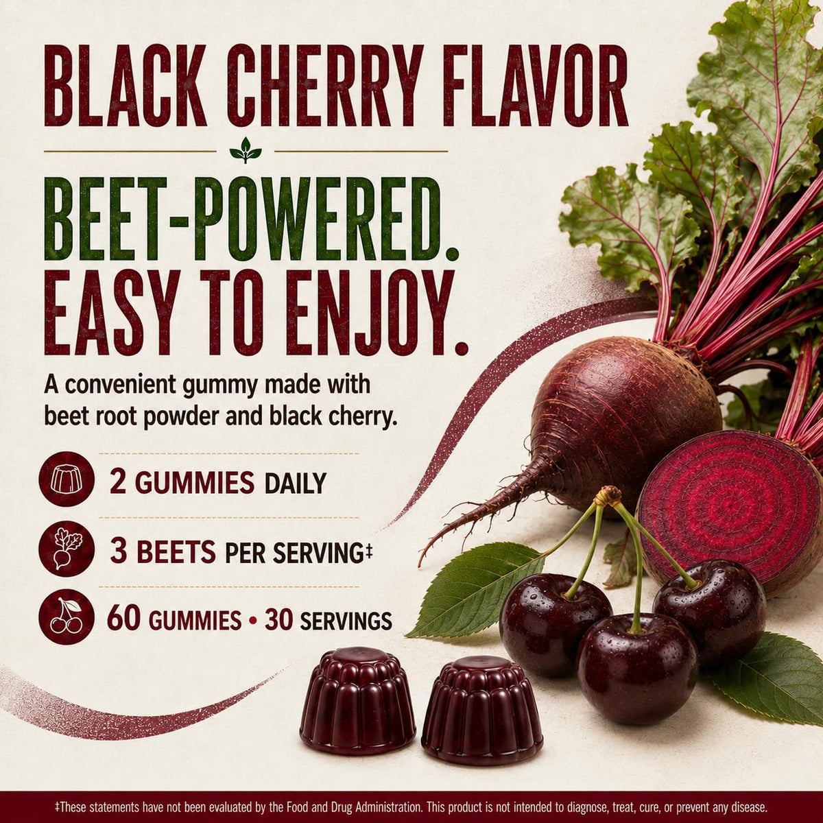 Beet Gummies 60 Count I9005
