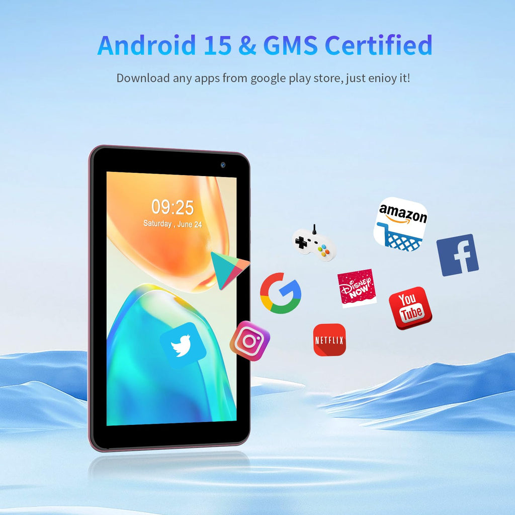 7 inch Android Tablet 8GB RAM 32GB ROM Pink V54433