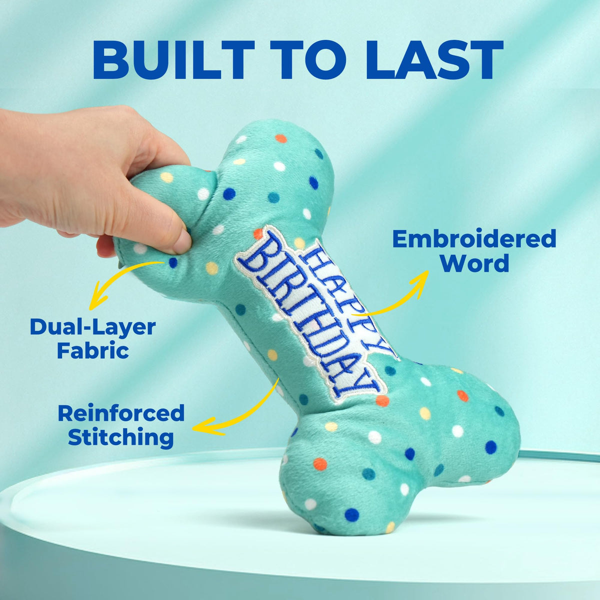Plush Dog Squeaky Chew Toy K6303