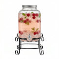 Glass Beverage Dispenser with Metal Stand 3 Gal F681101