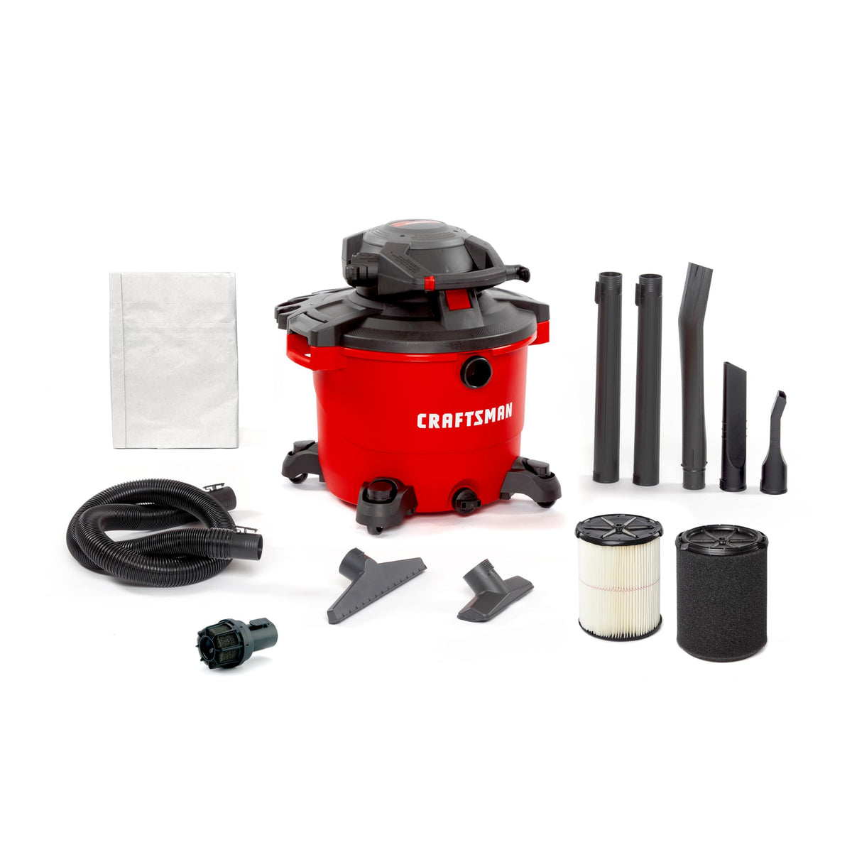 16 Gallon 6.5 Peak HP Wet Dry Vac with Detachable Blower X8517
