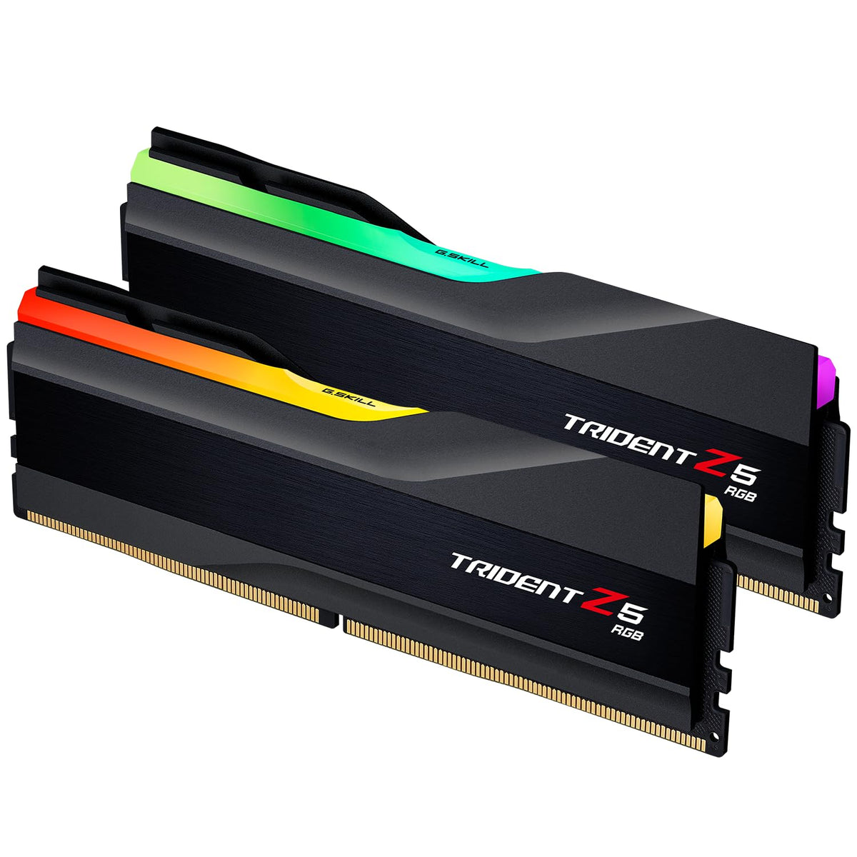 DDR5 RAM 32GB 2x16GB Desktop Computer Memory Matte Black Z528439