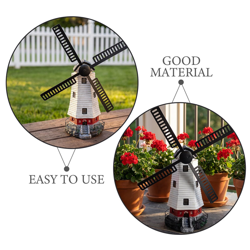 Solar Powered Lighthouse Statue 13 inch C211