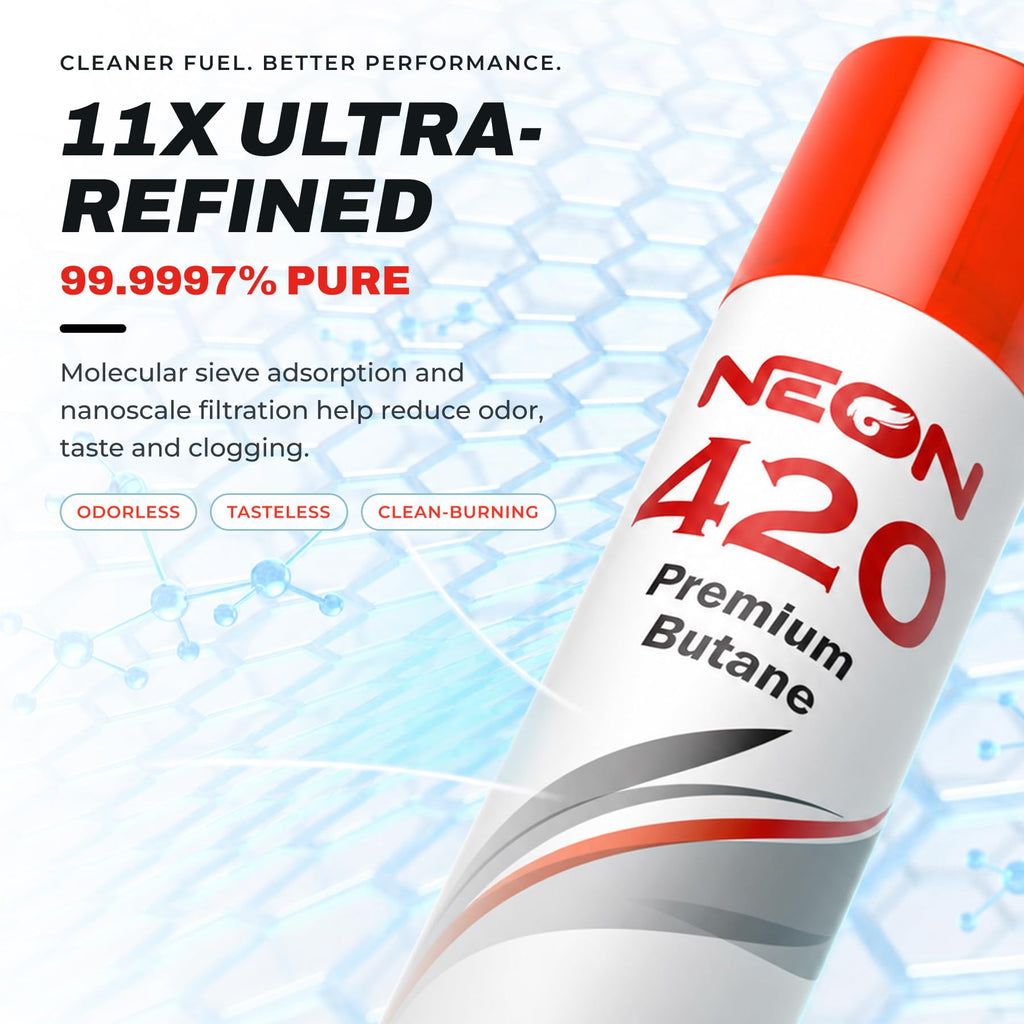 11X Refined Butane Lighter Fluid 420ml 12 Pack Y8339