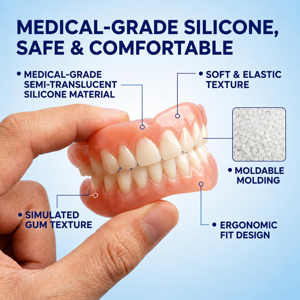 Silicone Dentures Set for Upper and Lower O514544
