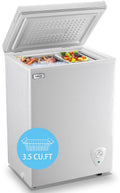 3.5 Cu.Ft Chest Freezer with Removable Basket White L173427