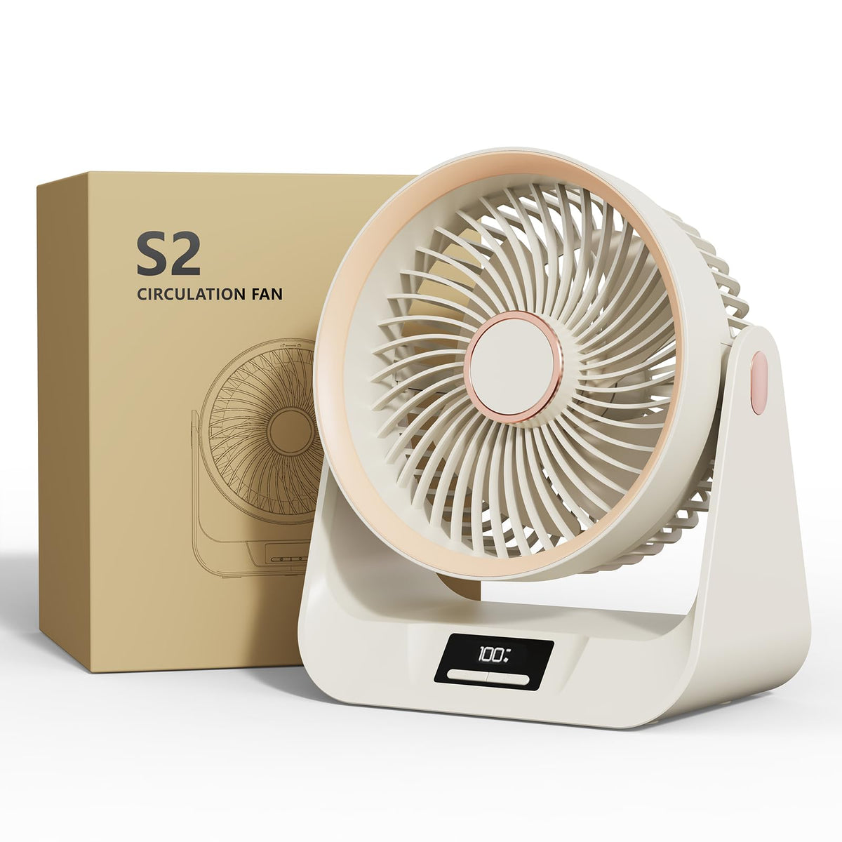 6.5 Inch 5-Speed Portable Desk Fan O19244