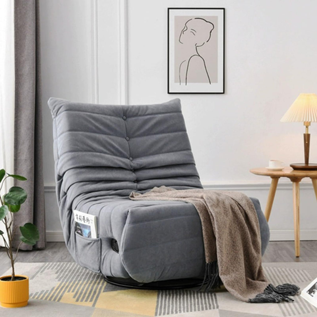 Gray Swivel Rocking Recliner Chair Y650233