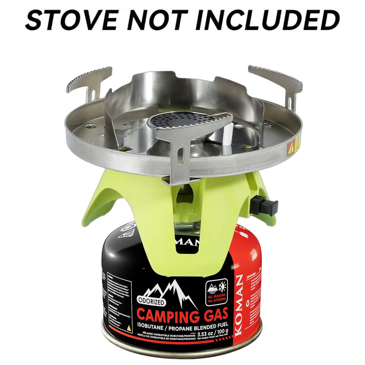 Isobutane Propane Fuel Canister 4 oz 6 Pack P820