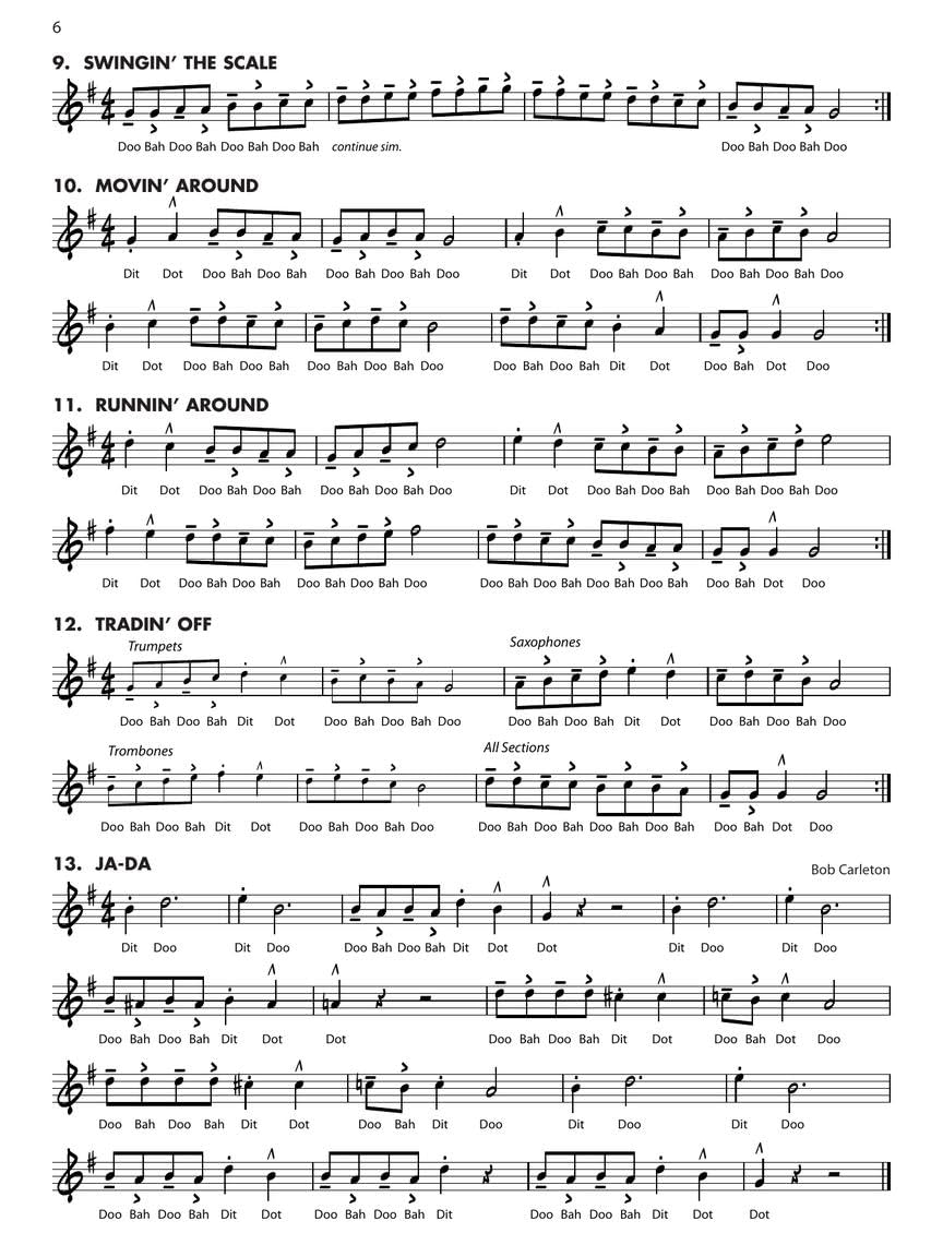 Alto Saxophone Jazz Ensemble Method J46659