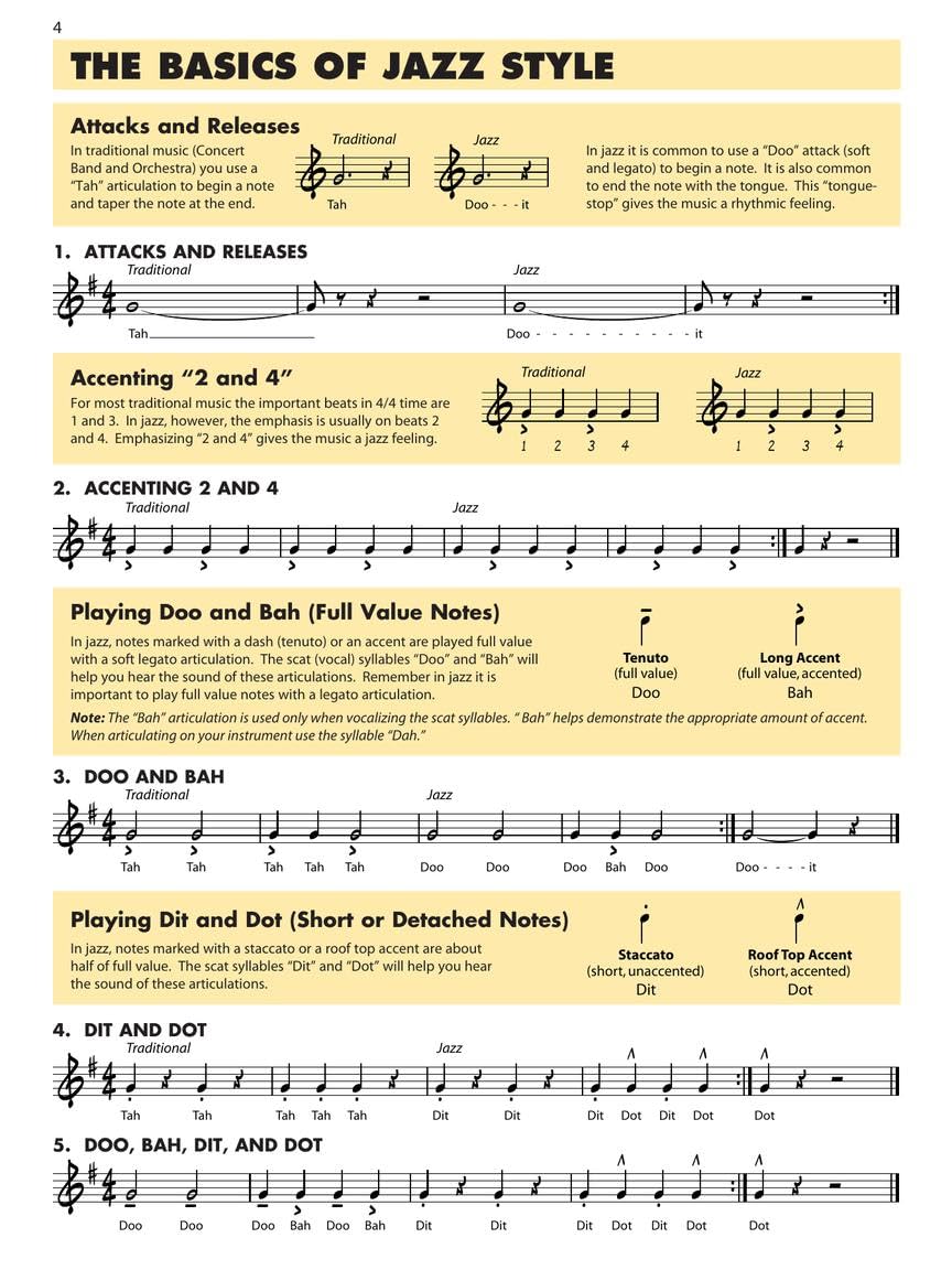 Alto Saxophone Jazz Ensemble Method J46659