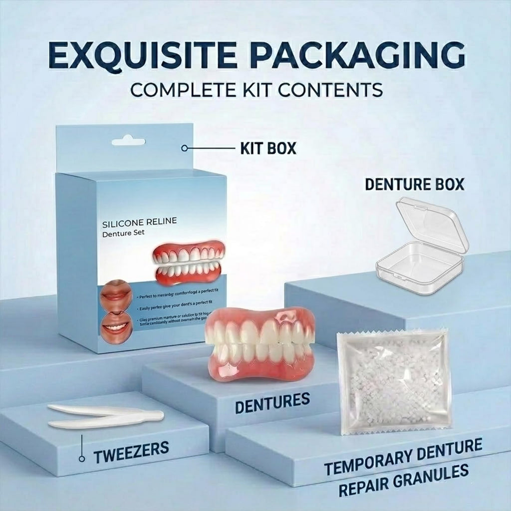 Silicone Dentures Set for Upper and Lower O514544