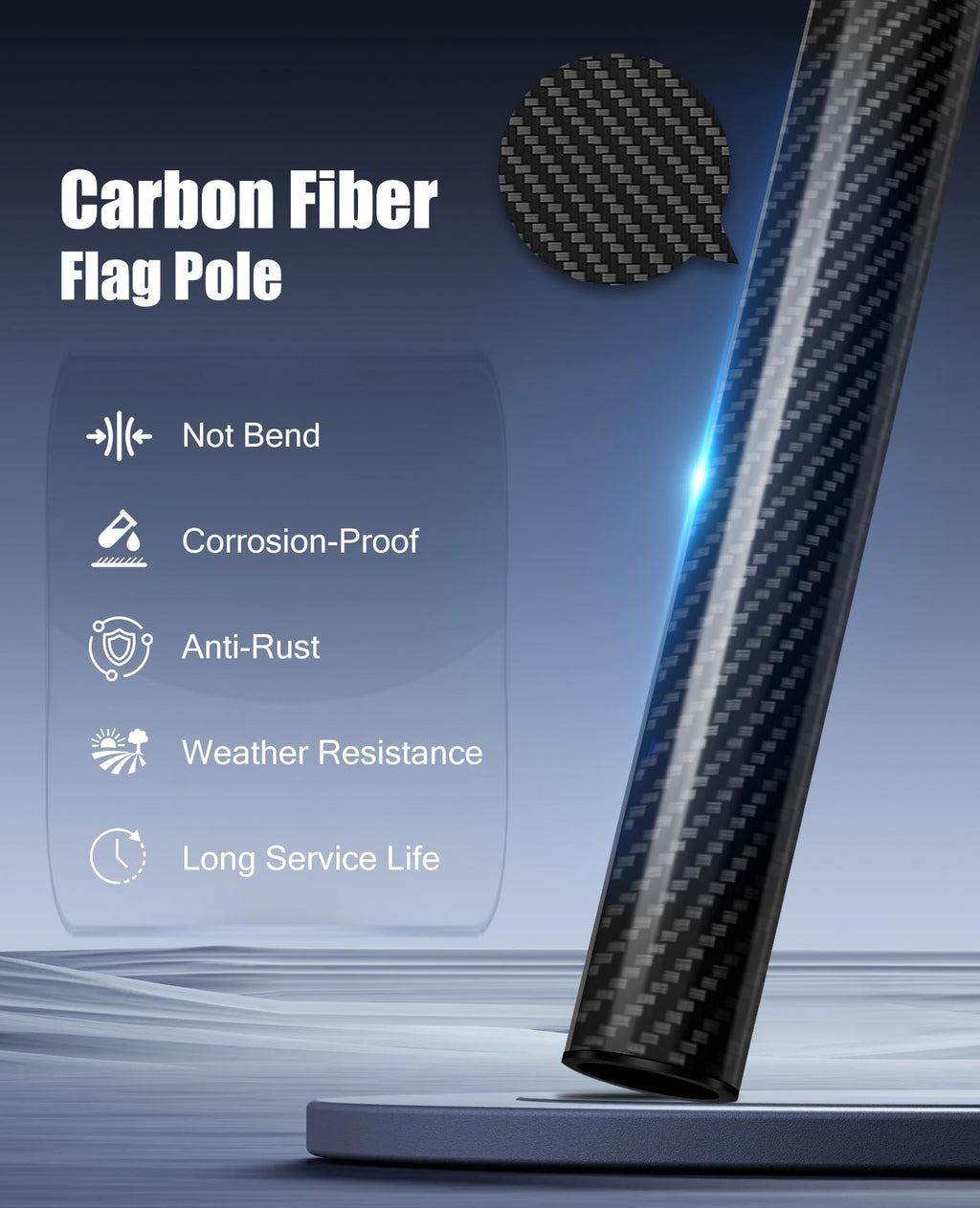 Carbon Fiber Flag Pole T654776