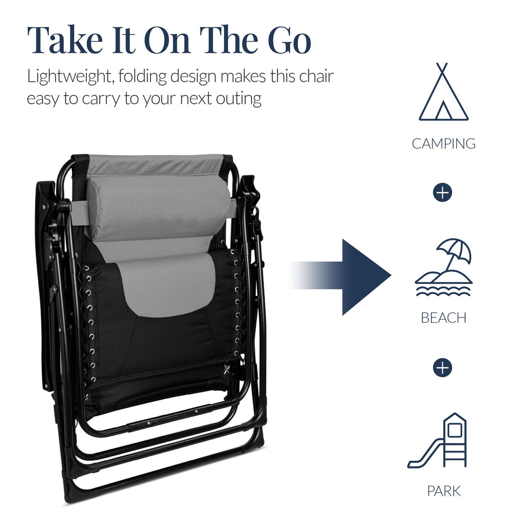 Oversized Padded Zero Gravity Chair Recliner J36400