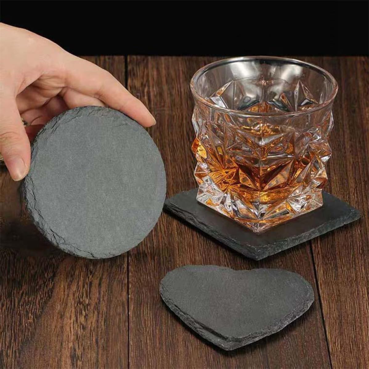 Natural Stone Drink Coasters H467008