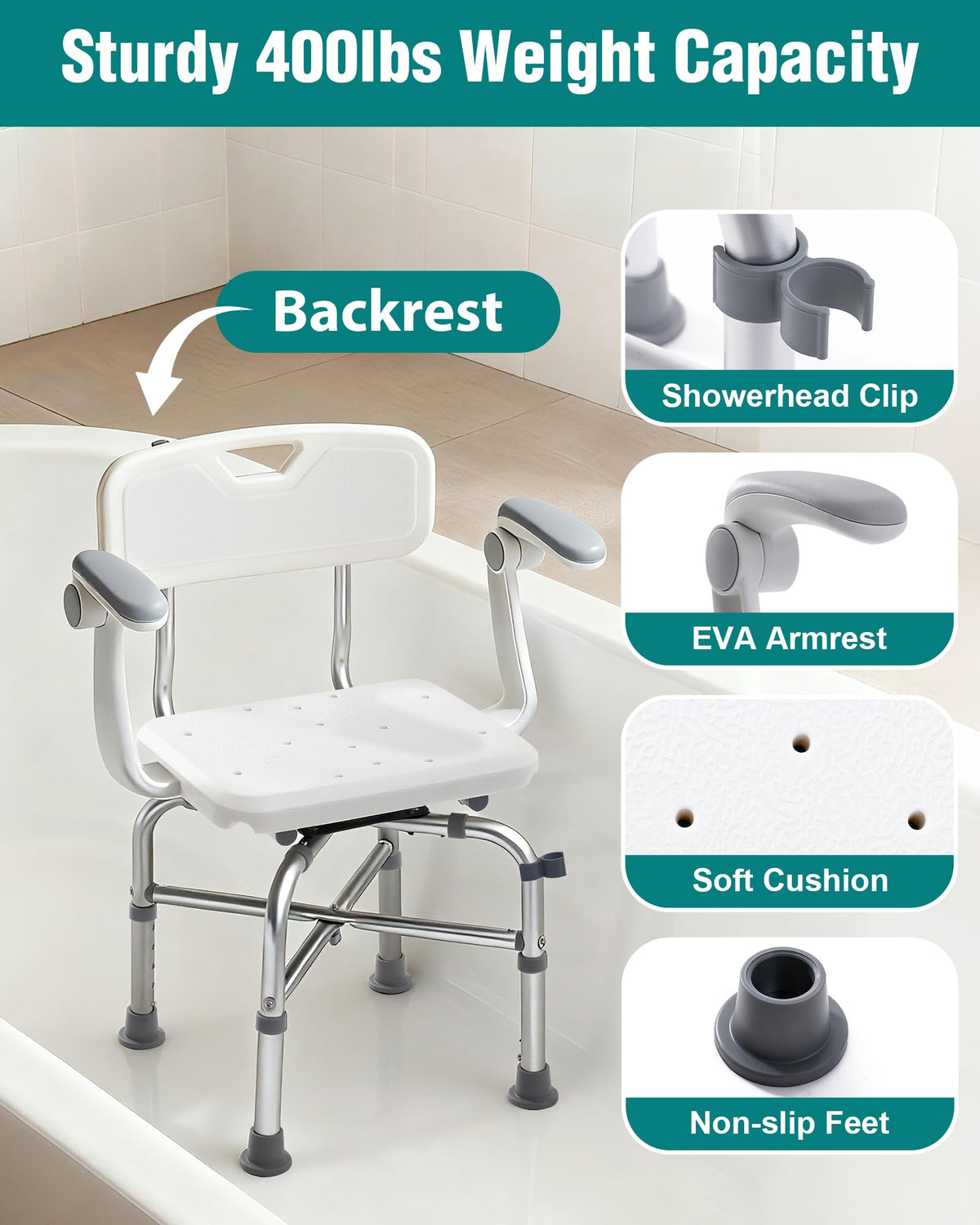 Adjustable Shower Chair B174
