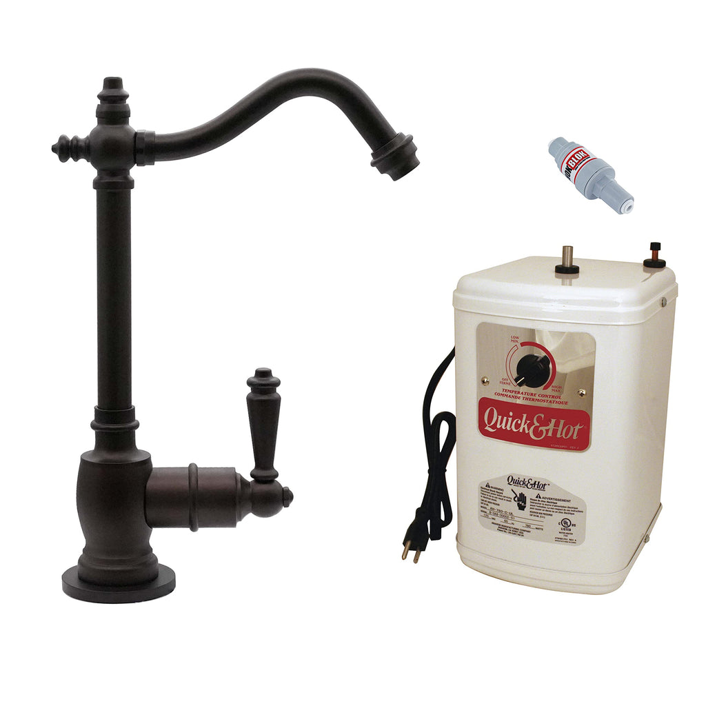 9" 1-Handle Hot Water Dispenser Faucet with Heating Tank, Oil Rubbed Bronze N522