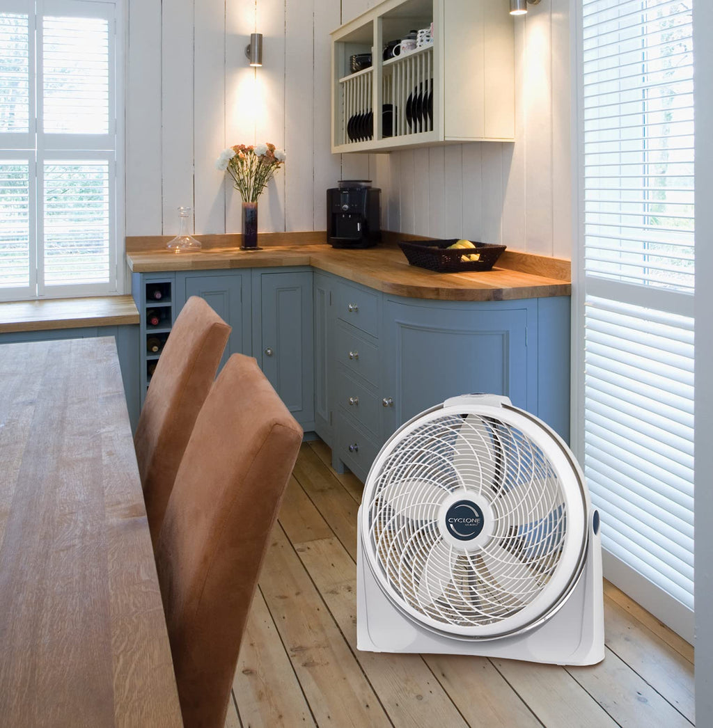 20 Inches 3 Speed White Pivoting Fan T453