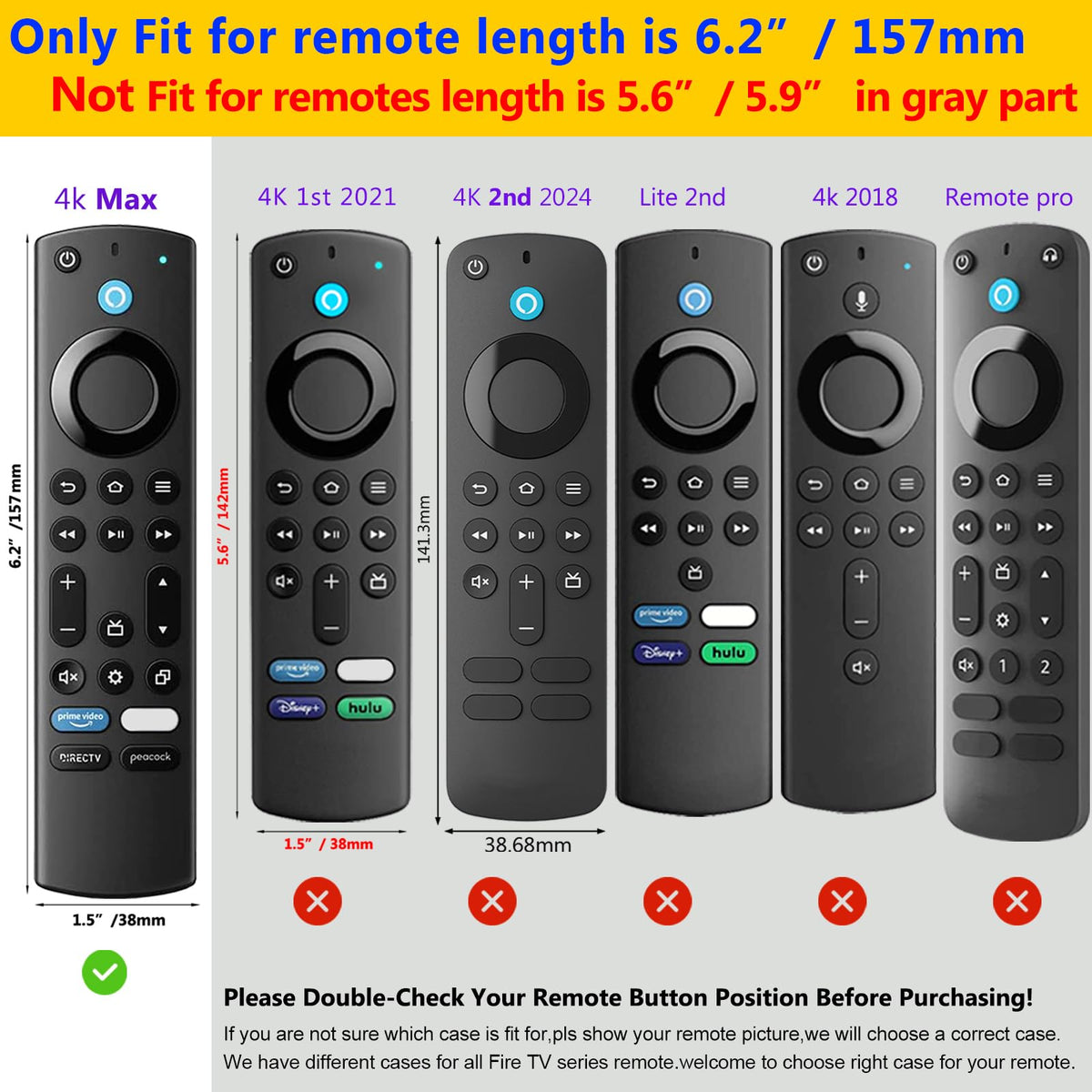 Silicone Remote Case 2pcs Nightglow Green and Blue Q381