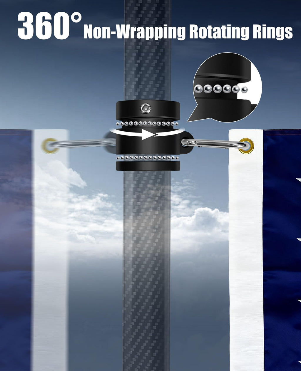 Carbon Fiber Flag Pole T654776