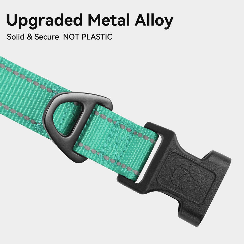Reflective Adjustable Neoprene Padded Dog Collar S3331