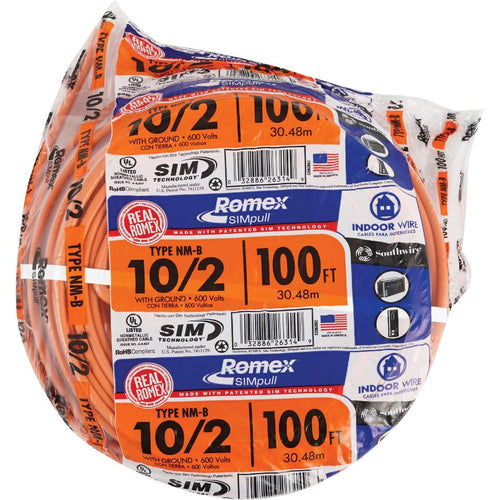 100' 10/2 NMB W/G Cable K267