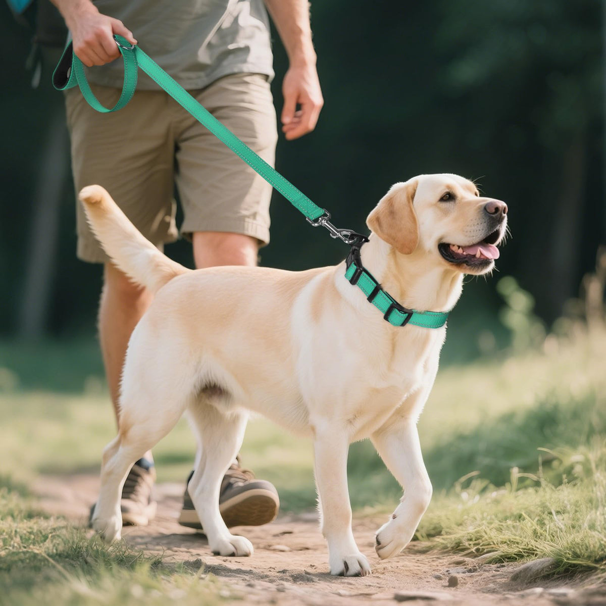 Reflective Adjustable Neoprene Padded Dog Collar S3331