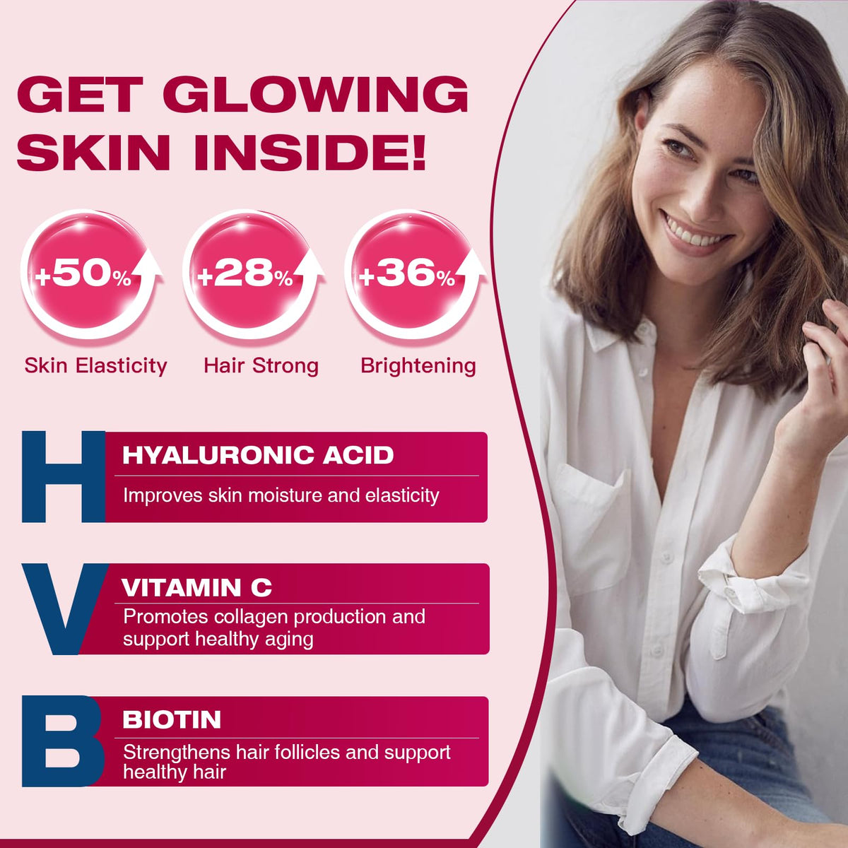 Multi Collagen Peptides Powder with Probiotics C50336