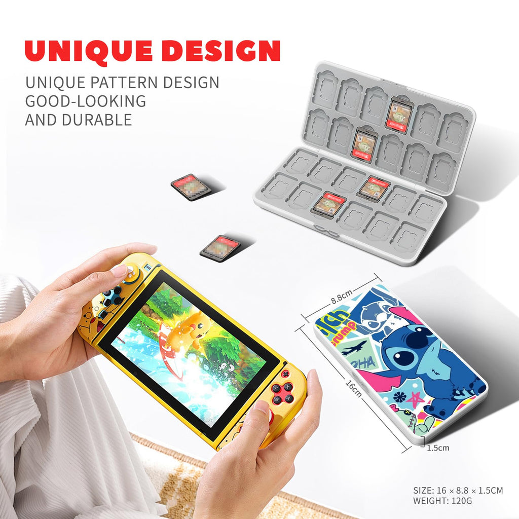 Switch Game Card Case Holds 24 Game Cards & 24 MicroSD L178519