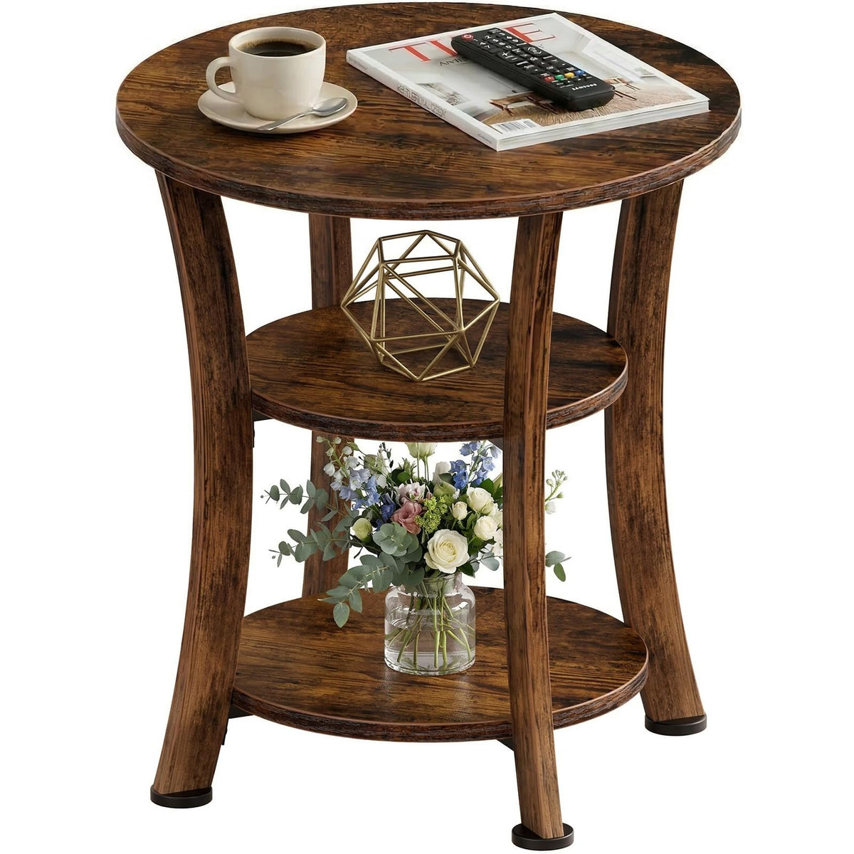 3 Tier Round End Table M371942