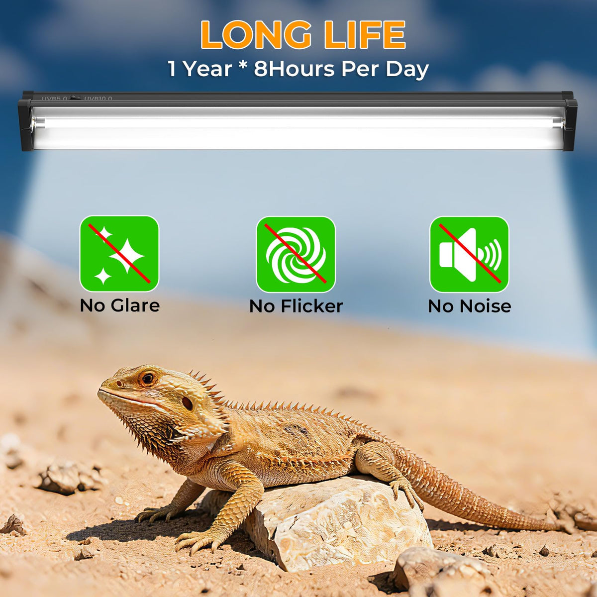 22'' 24W T5 UVB Reptile Light Combo Kit U94226