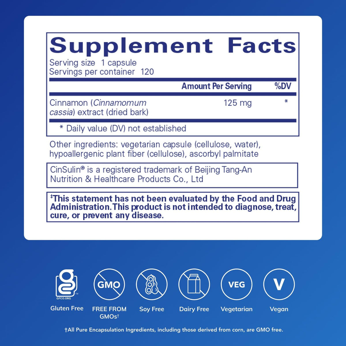 Cinnamon WS 120 Capsules X168