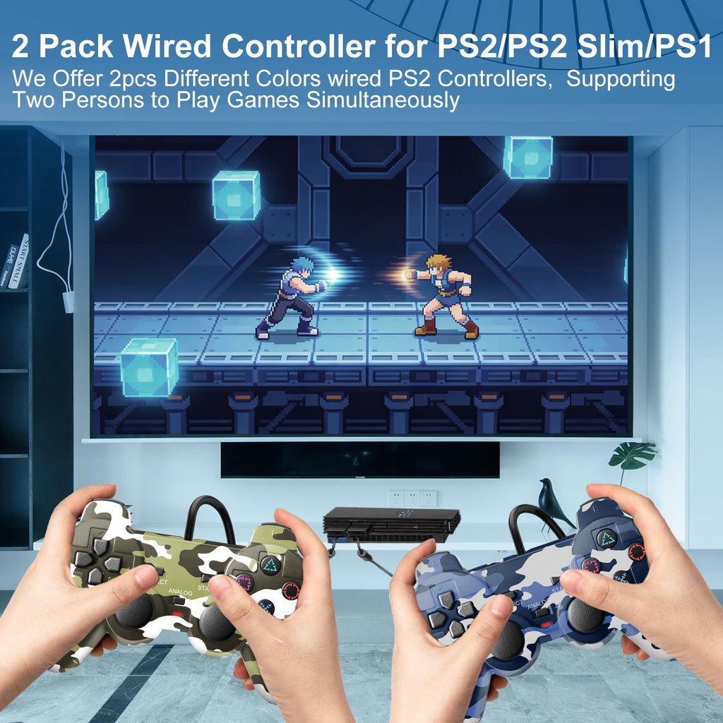 2 Packs Wired Controller W4150