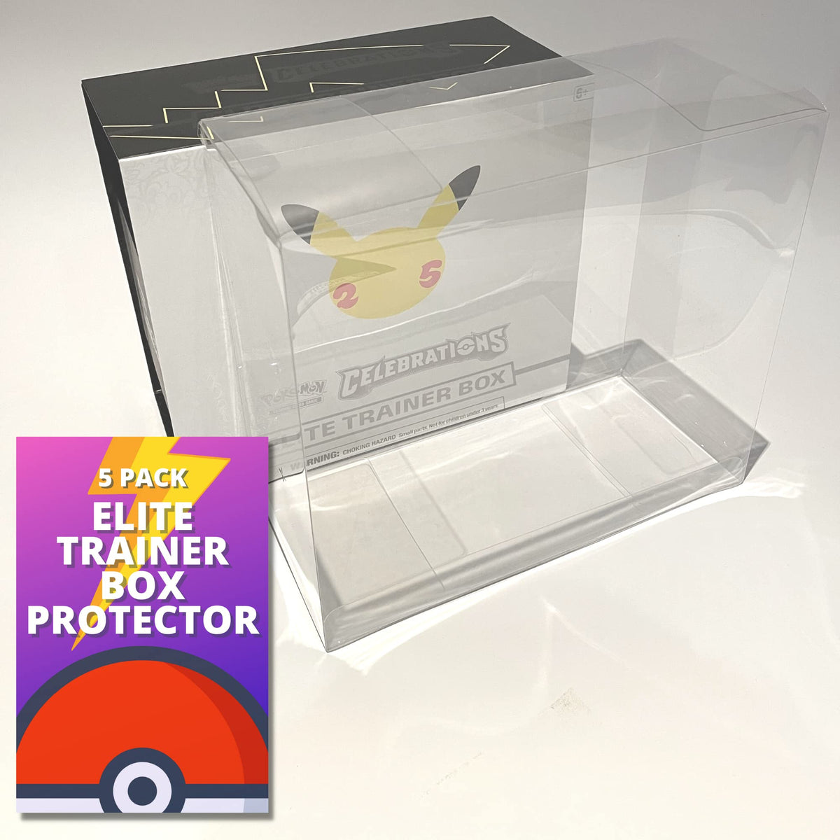 Clear Plastic Display Box for ETB Elite Trainer Box E378996