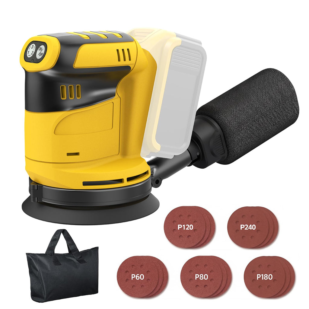 5" Cordless Random Orbital Sander with Storage Bag K49035