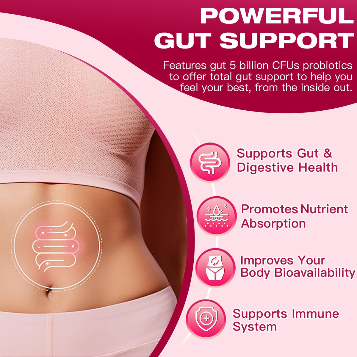 Multi Collagen Peptides Powder with Probiotics C50336
