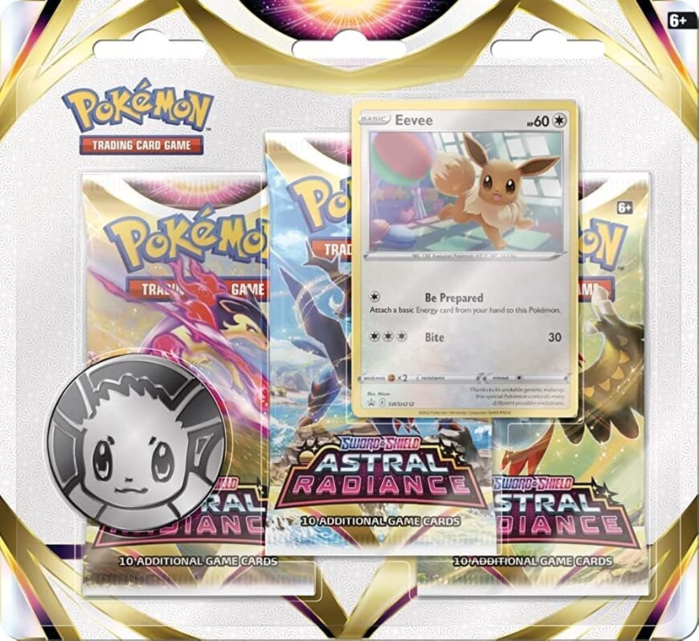 Pokemon Cards 3pk Blister L9336