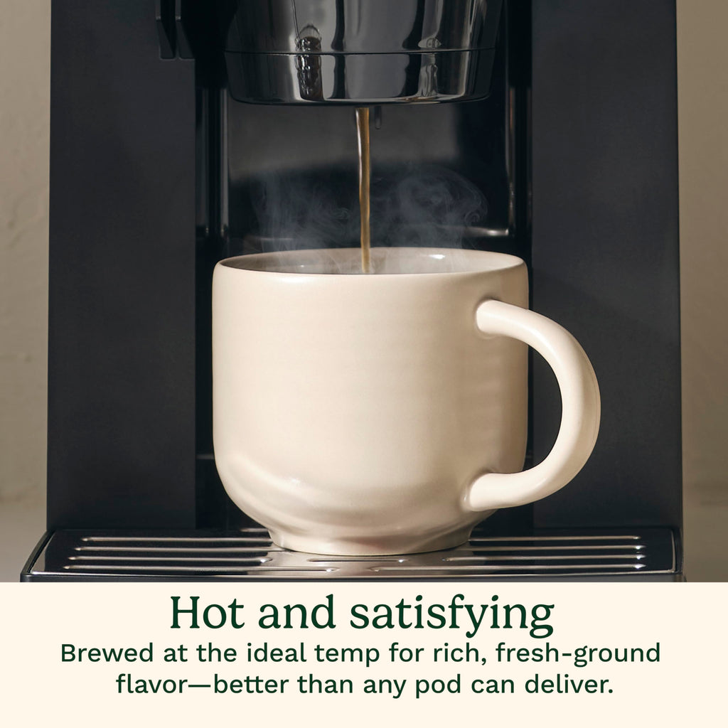 Grind and Brew Single Serve Coffee Maker, 6 Cup Sizes K252393