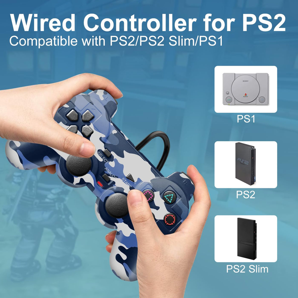 2 Packs Wired Controller W4150