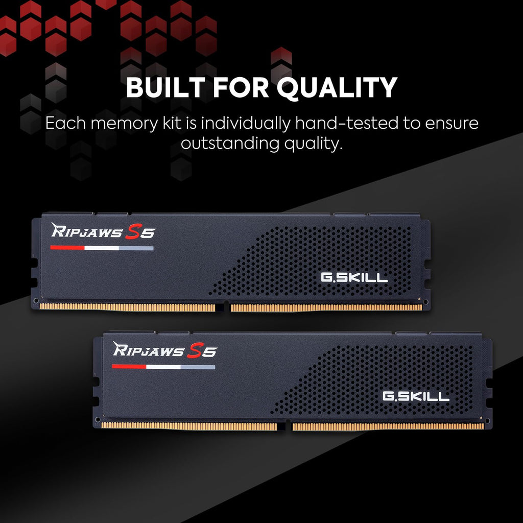 DDR5 Desktop Computer Memory 64GB 2x32GB Matte Black K714