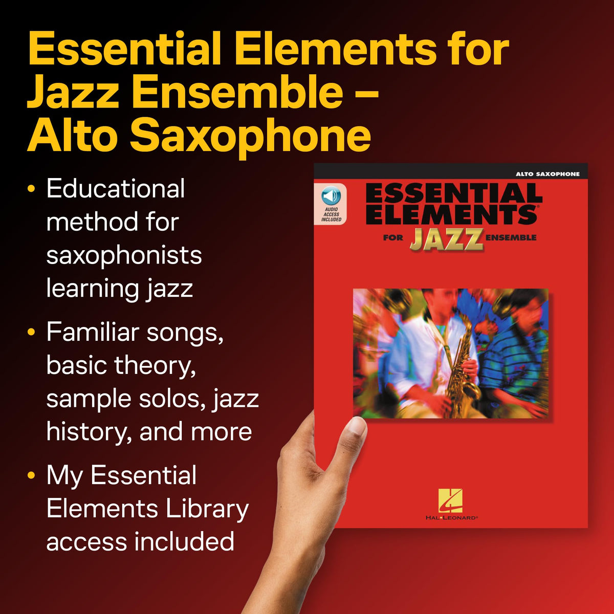 Alto Saxophone Jazz Ensemble Method J46659