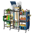 3-Sided Garden Tool Organizer with Wheels P5257