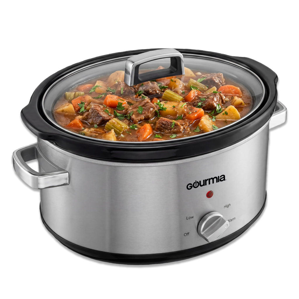 7 Qt Stainless Steel Slow Cooker T98845
