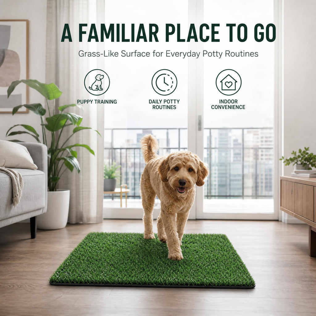 Dog Potty Grass Pads 2 Pack 30 x 20 in Replacement Turf Y23228