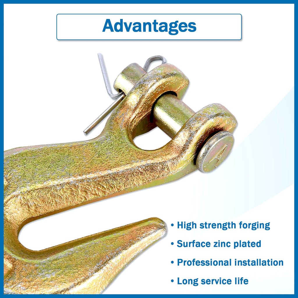 3/8 Inch Grade 70 Clevis Grab Hooks J762664