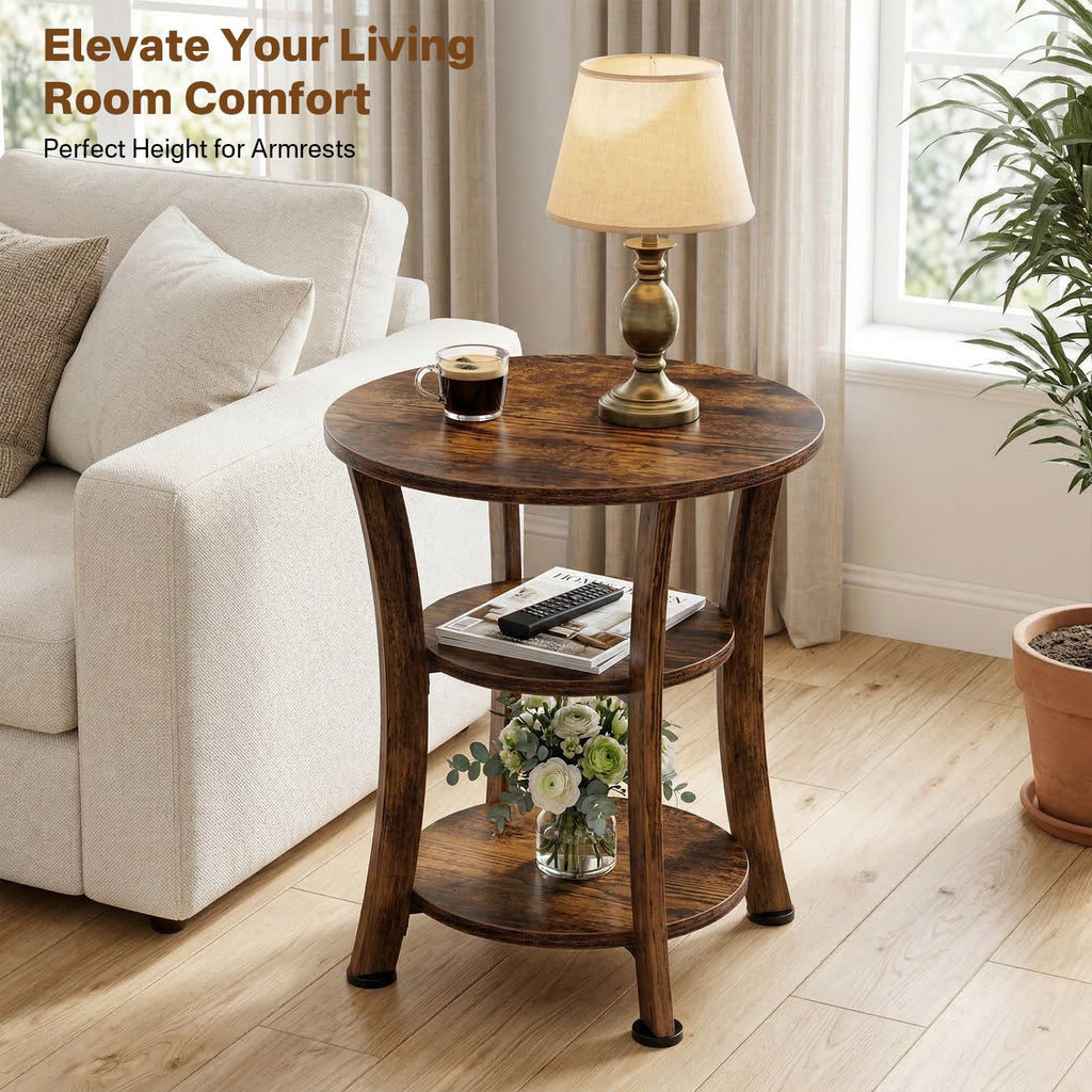 3 Tier Round End Table M371942