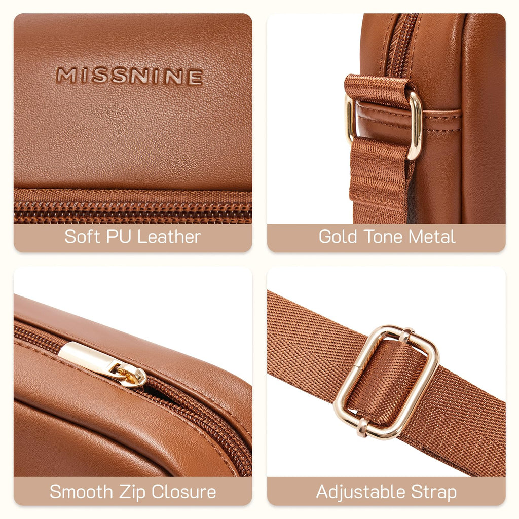 Quilted Crossbody Purse with Adjustable Strap R45298