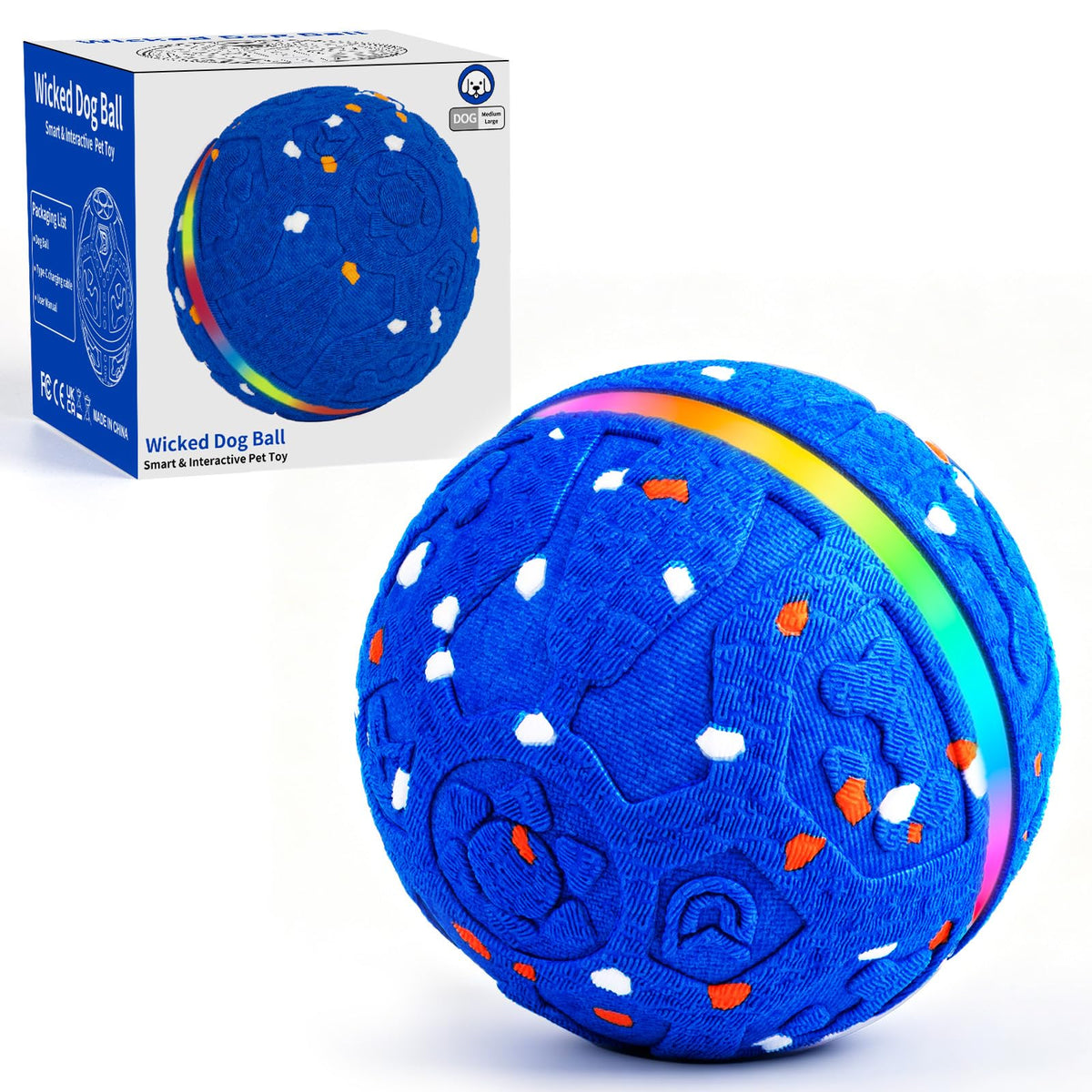 Interactive Dog Ball Toy 3 Modes L739814