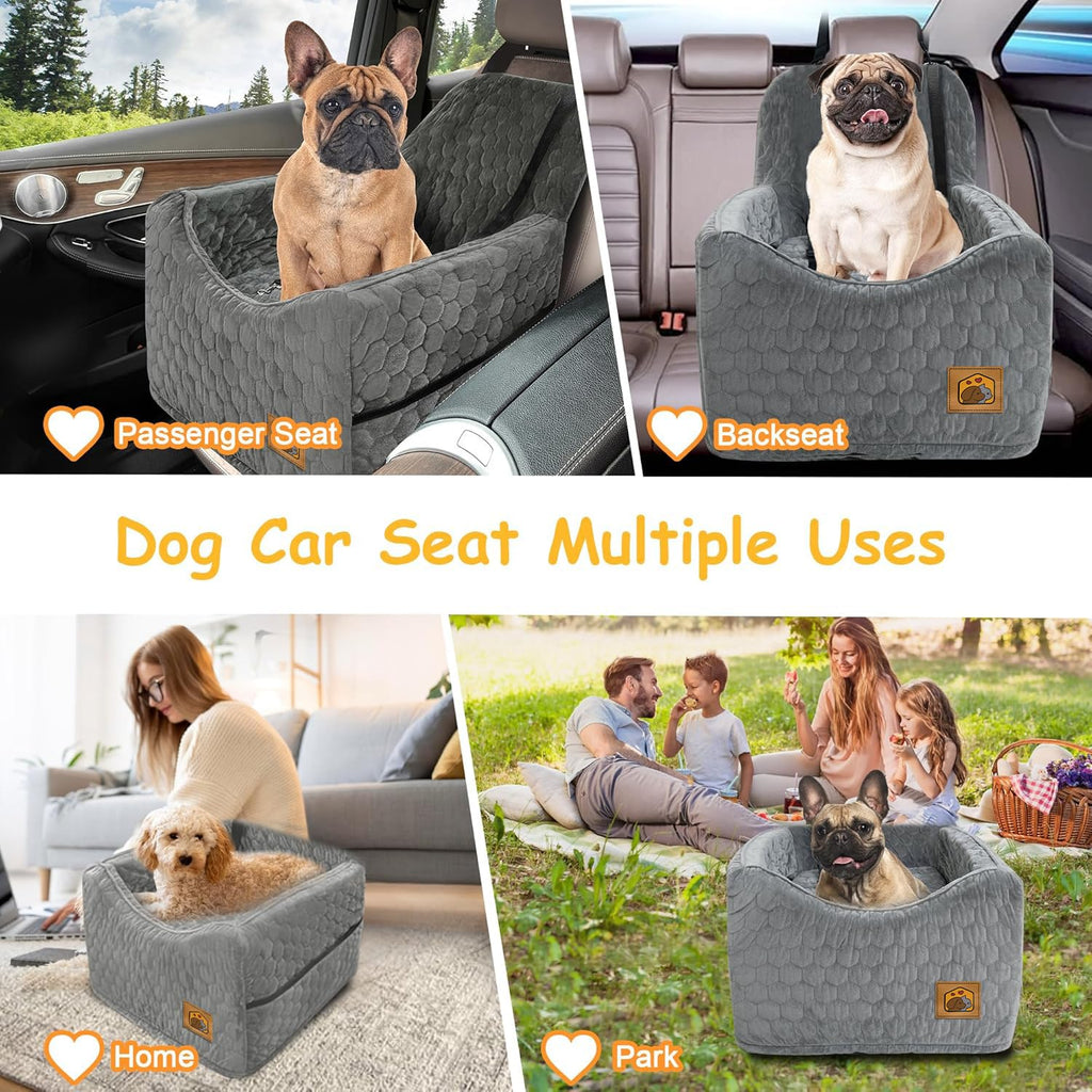 Memory Foam Dog Booster Seat with Washable Removable Cover O332693